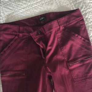 LOFT reddish pants